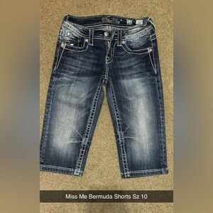 Girls Miss Me Bermuda shorts Size 10